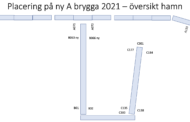 Info om hamnplatser på den nya A bryggan